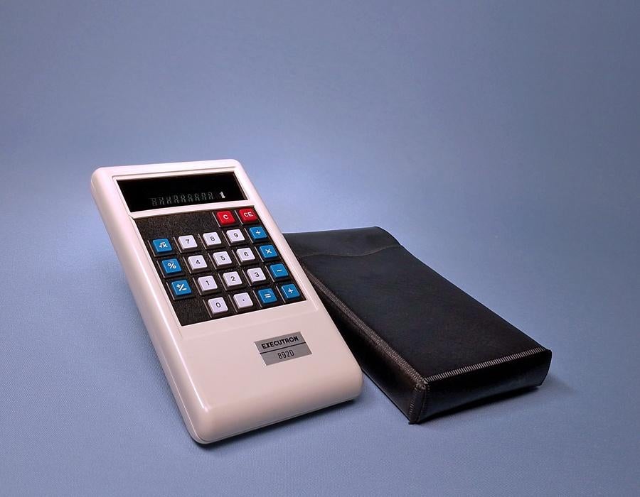 Executron vintage rekenmachine 1975, Ophalen, Zo goed als nieuw