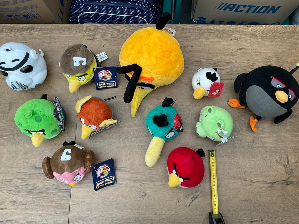 11 nieuwe zgan Angry Birds en Star Wars Angry birds, Ophalen, Nieuw, Beeldje of Figuurtje