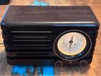 Vintage Philips buizenradio BX373A (1948) – werkt, Antiek en Kunst, Ophalen of Verzenden