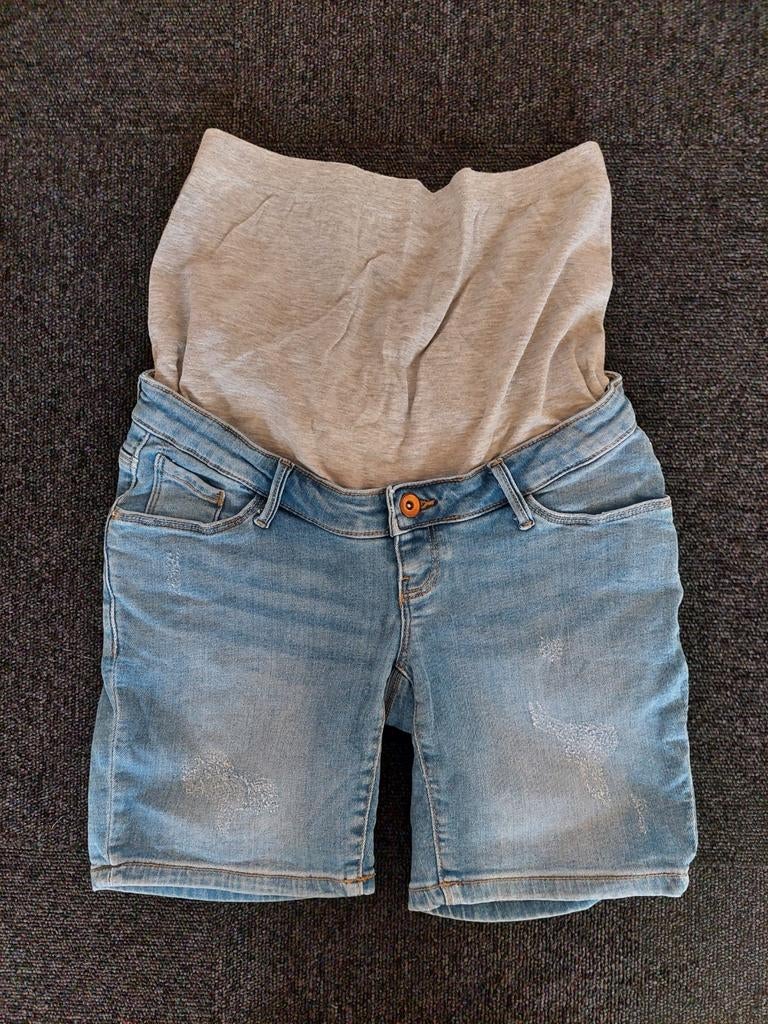 ONLY maternity korte spijkerbroek maat XS, Kleding | Dames, Positiekleding, Ophalen, Only, Blauw, Zo goed als nieuw