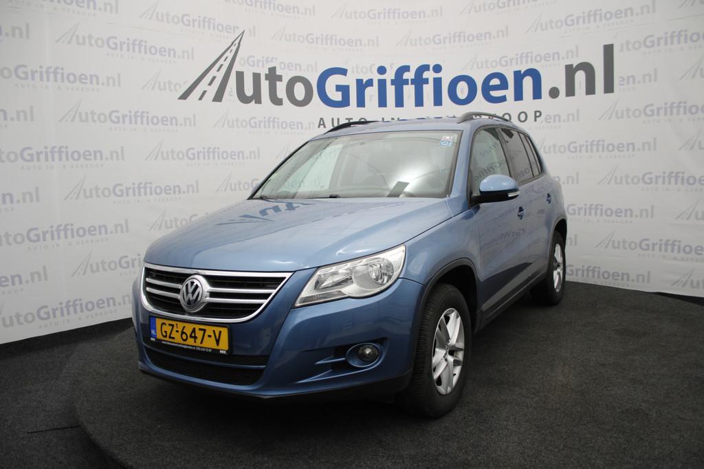 Volkswagen Tiguan 1.4 TSI Comfort&Design nette SUV met trekh, Euro 5, Gebruikt, 4 cilinders, Blauw