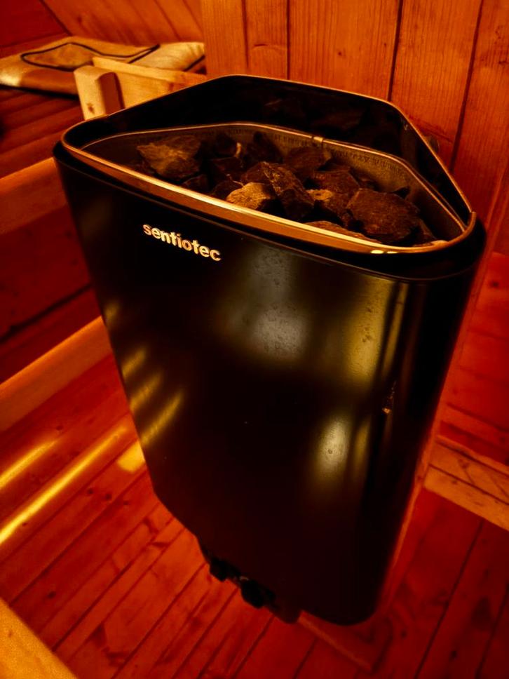Sentiotec Saunakachel - Fins/Traditioneel, Sport en Fitness, Sauna, Gebruikt, Onderdelen, Fins of Traditioneel, Ophalen