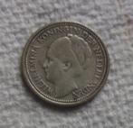 Nederland 10 cent 1927., Postzegels en Munten, Munten | Nederland, Verzenden, Zilver, 10 cent, Koningin Wilhelmina