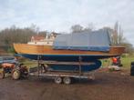 Mahoniehouten Kajuitzeiljacht - 7,5m met massiefhouten mast, Watersport en Boten, Ophalen, Gebruikt, Overige brandstoffen, Tourjacht of Cruiser