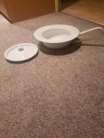 Witte emaille po met deksel, Ophalen of Verzenden