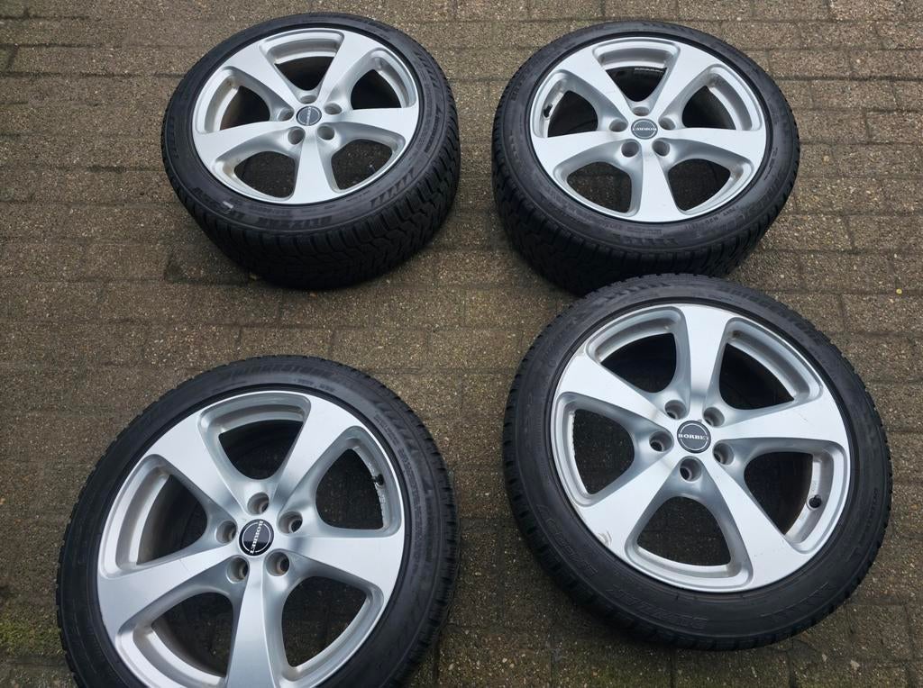 * Borbet 18" * 235/45/18 * peugeot RCZ *, Ophalen, Gebruikt, Banden en Velgen, 17 inch