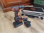 Black and Decker Accuboormachine met 2 accu's en koffer, Gebruikt, Variabele snelheid, Ophalen of Verzenden, Boor- en Schroefmachine