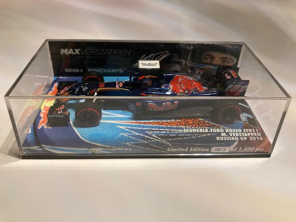 Max Verstappen toro rosso str11 russian gp 2016, Verzamelen, Ophalen of Verzenden, Nieuw, Formule 1