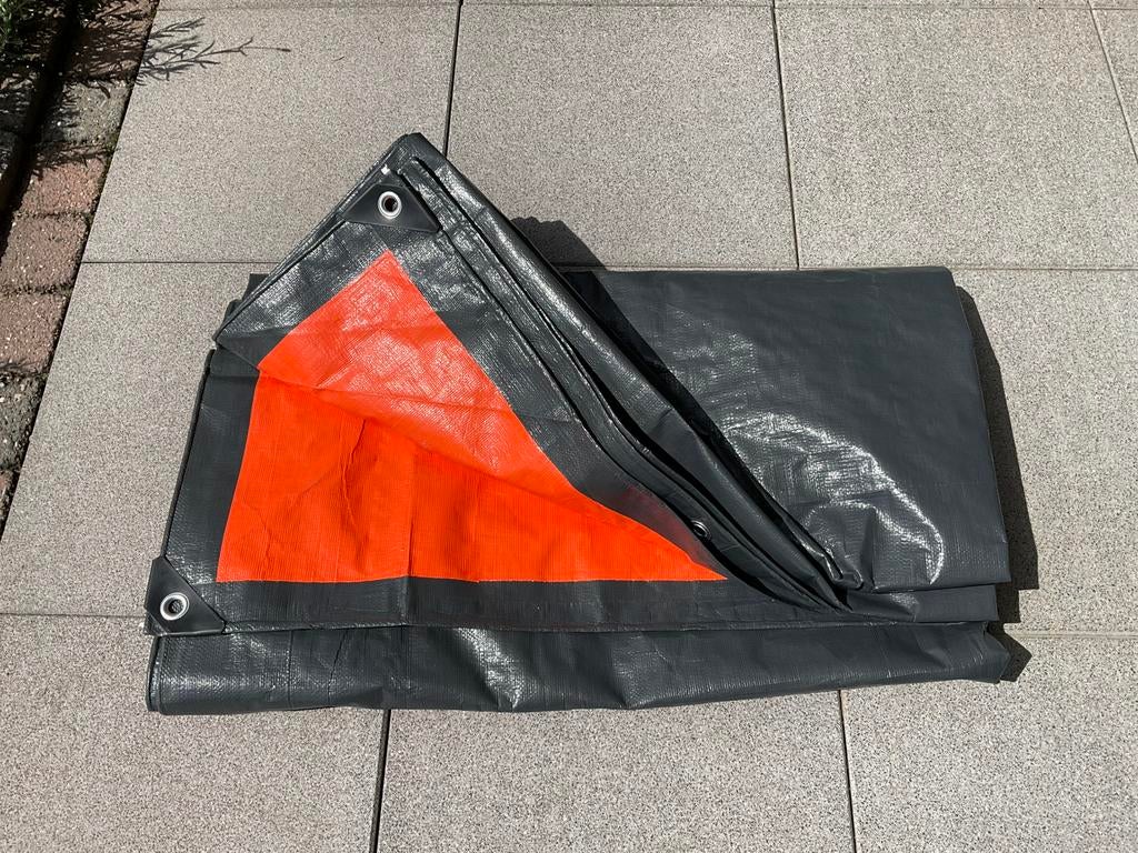 Zeil/dekkleed met klemmen., Ophalen, Zo goed als nieuw, 15 m² of meer, Zeil