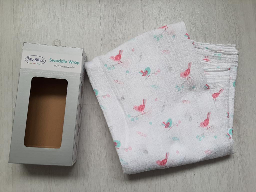 Grote hydrofiele doek, Swaddle Wrap van Silly Billyz, Ophalen of Verzenden, Gebruikt, Overige typen