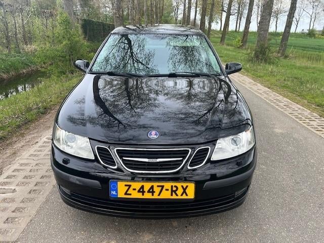 Saab 9-3 2.0 T Sport Estate AUT 2005 Zwart, Auto's, Saab, 1998 cc, Sound system, Zwart, 4 cilinders