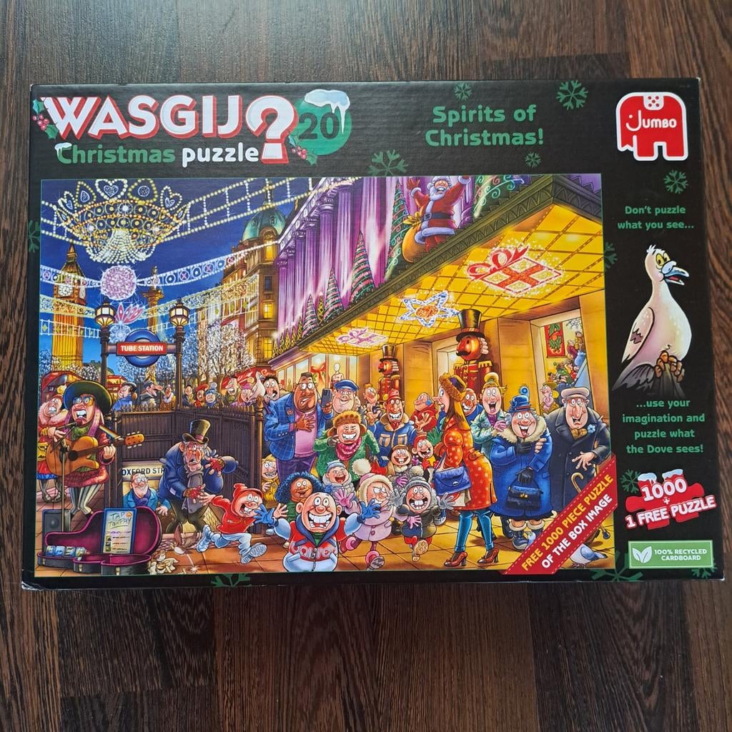 Wasgij puzzel Christmas nr 20 - 2 puzzels, Ophalen, 500 t/m 1500 stukjes, Gebruikt, Legpuzzel