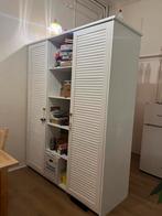 Gratis kast met louvre deuren, Ophalen, Zo goed als nieuw