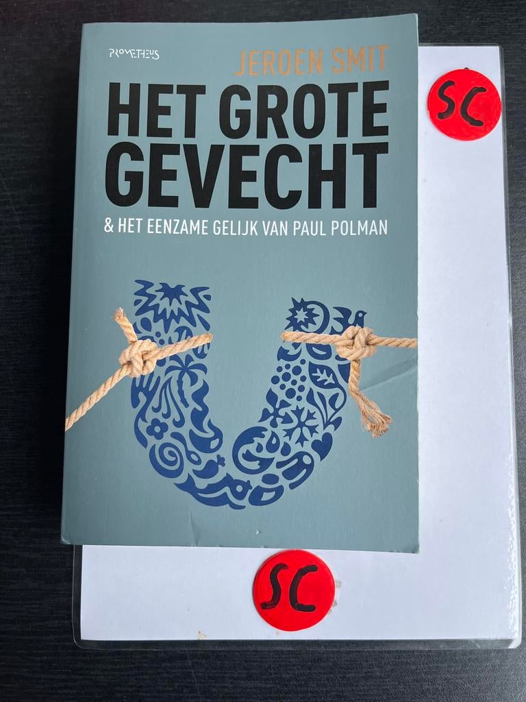 Het Grote Gevecht - Jeroen Smit (Paul Polman), Boeken, Ophalen of Verzenden, Zo goed als nieuw
