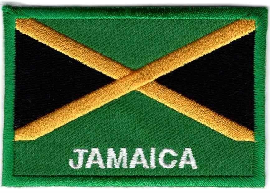Jamaica stoffen opstrijk patch embleem #2, Ophalen of Verzenden, Nieuw