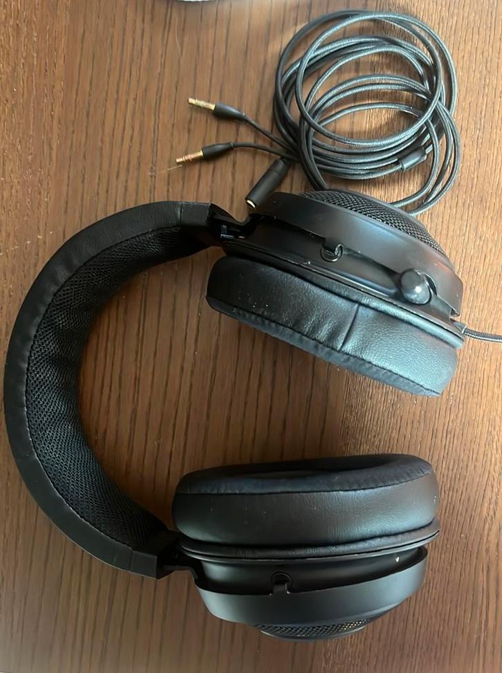Razer Kraken Pro V2 Gaming Headset – Zwart, Computers en Software, Headsets, Gebruikt, Over-ear, Bedraad, Gaming headset, Ophalen