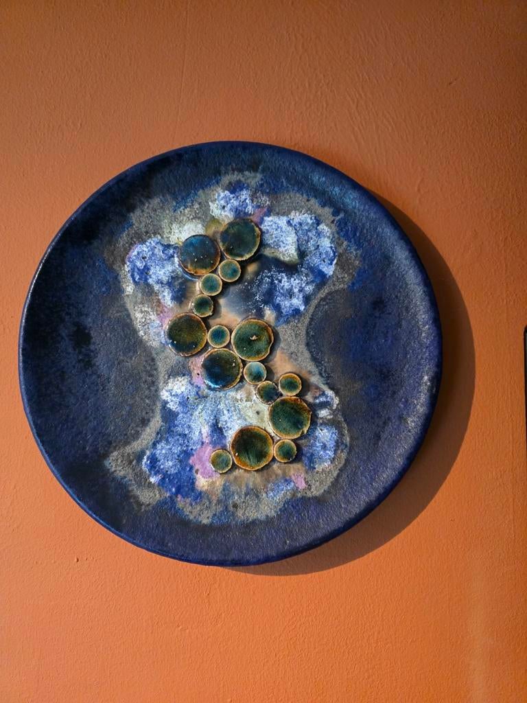 Ruscha mushroom bord fatlava stijl West Germany, Ophalen of Verzenden