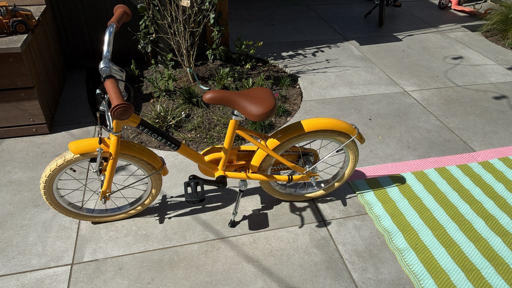 Nieuwe Veloretti Maxi kinderfiets - Geel, Ophalen of Verzenden, Nieuw, 16 tot 20 inch