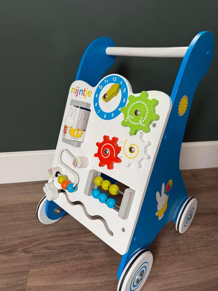 Nijntje Houten Loopwagen met Activiteitenpaneel, Kinderen en Baby's, Speelgoed | Babyspeelgoed, Zo goed als nieuw, Overige typen