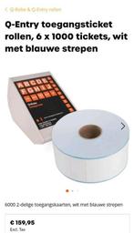 Q-Entry Toegangsticket Rollen - 6x1000 Tickets, Tickets en Kaartjes, Twee personen