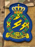Kroon embleem 328 SQN klu, Verzenden, Luchtmacht, Nederland, Embleem of Badge