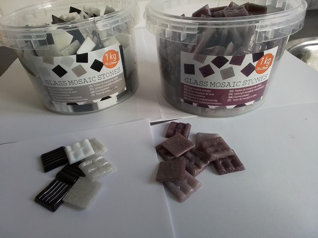 Mozaïek steentjes - Glasmozaïek voor creatieve projecten, Ophalen