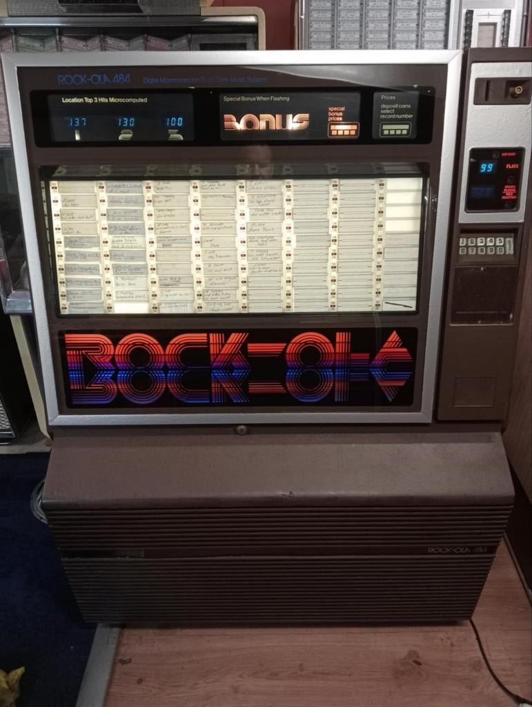 Jukebox Rock-Ola 484, Ophalen, Gebruikt, 1960 tot 1970, Rock Ola