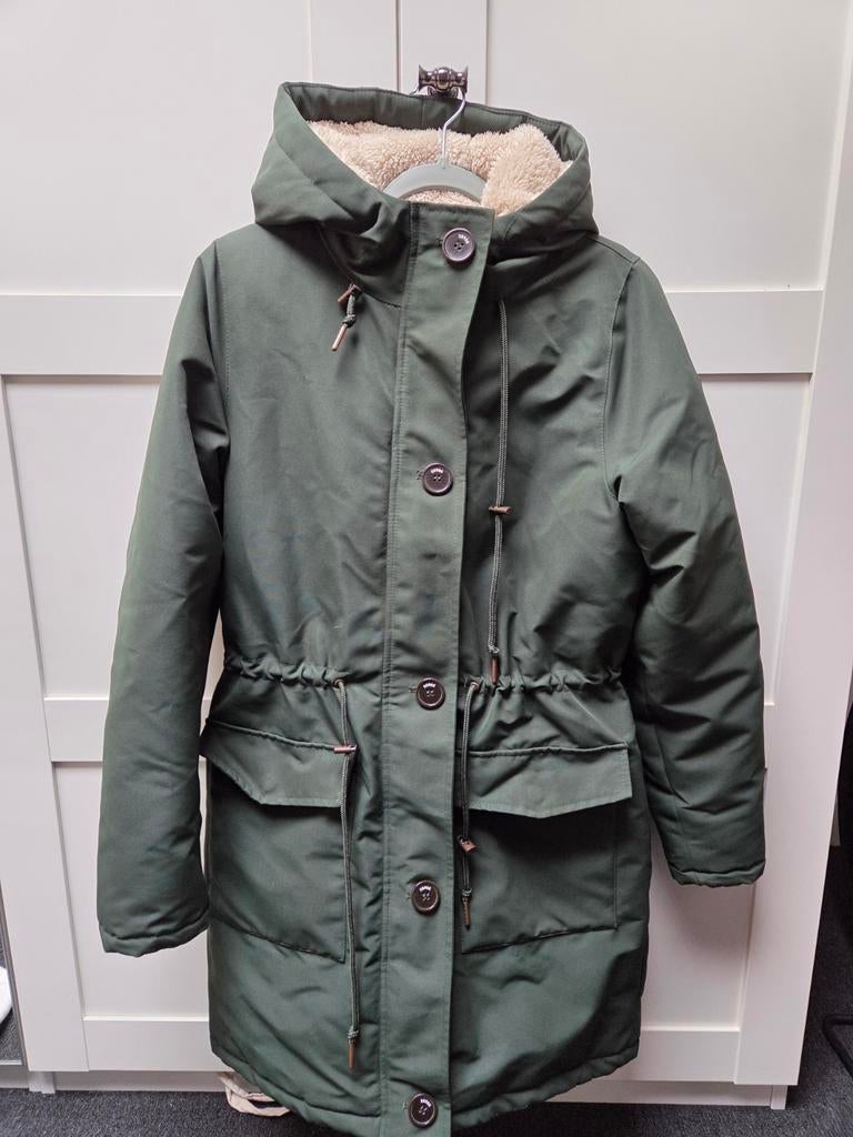 Derbe winterjas groen maat 36, Ophalen, Derbe, Zo goed als nieuw, Maat 36 (S)