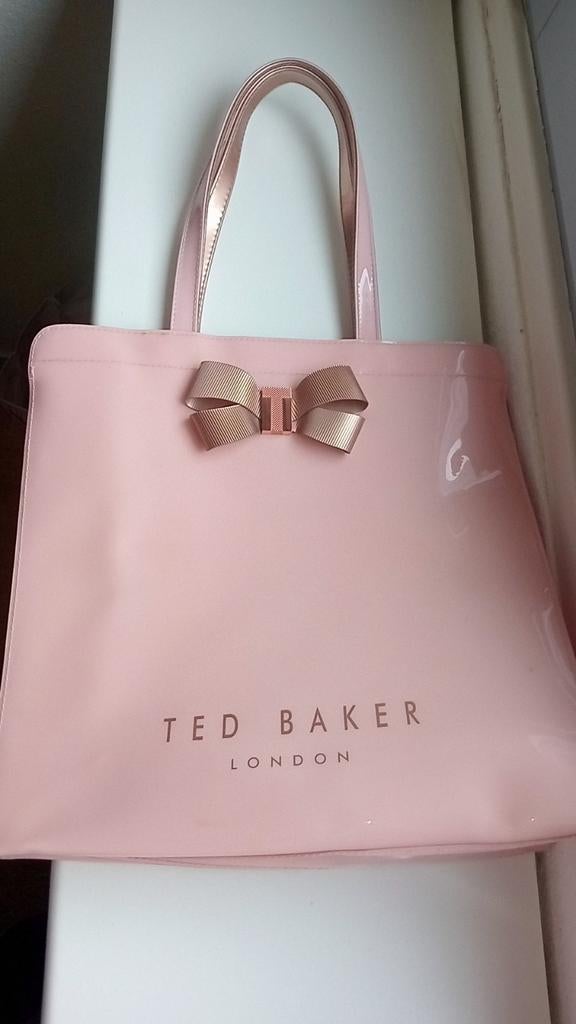 Ted baker (handtas), Sieraden, Tassen en Uiterlijk, Tassen | Damestassen, Ophalen, Zo goed als nieuw, Roze, Handtas