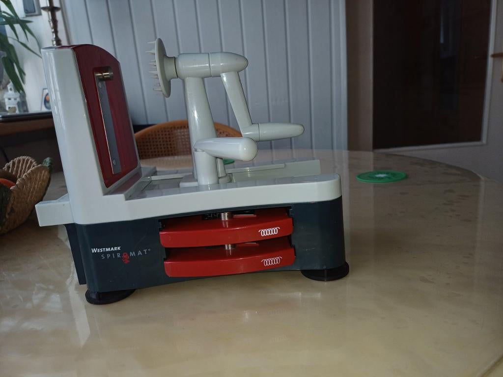 Snijmachiene voor fruit en groente, Ophalen