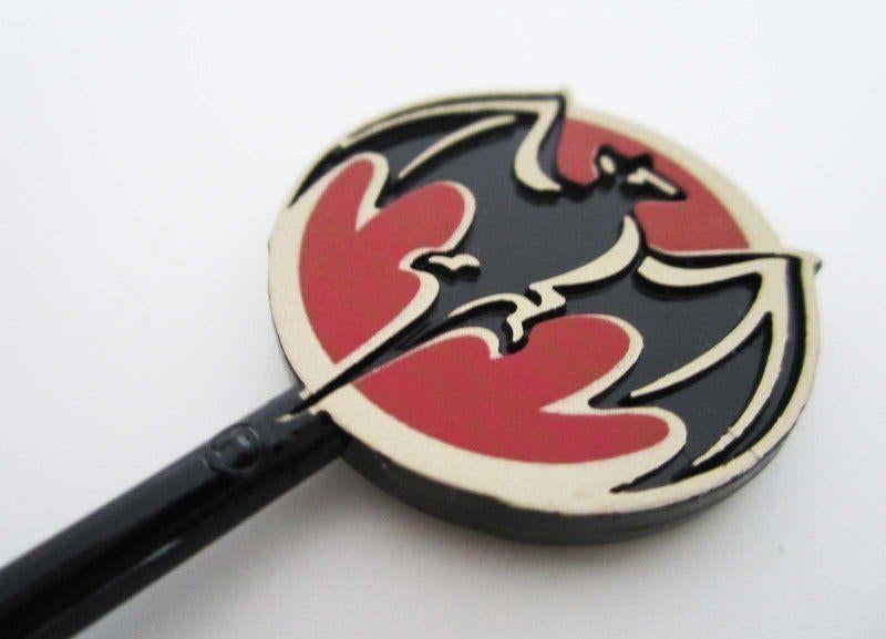 Bacardi 3D stirrers met vleermuis logo .( 03, Verzenden, Nieuw, Gebruiksvoorwerp