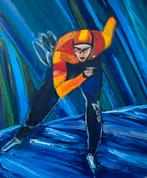 Schilderij van gouden medaille winnaar Antoinette Rijpma, Ophalen of Verzenden