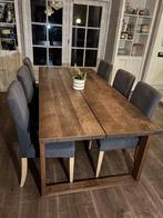 MÖRBYLÅNGA eettafel + 6 stoelen - ALLEEN OPHALEN, Ophalen, 100 tot 150 cm, Klassiek, 200 cm of meer