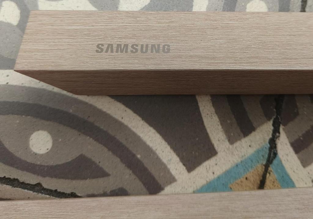 Samsung Frame verwisselbare lijst 55 inch - Teakhout look, Audio, Tv en Foto, Televisie-accessoires, Ophalen of Verzenden, Zo goed als nieuw