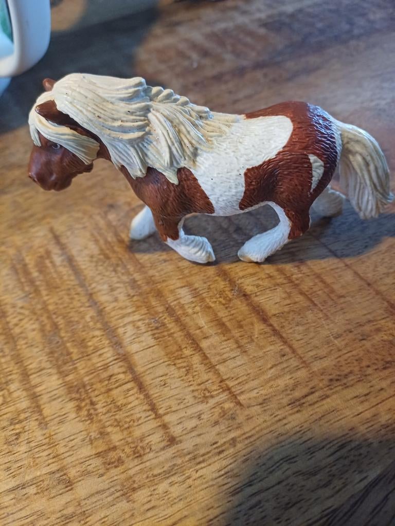Schleich  Shetlander, Ophalen of Verzenden, Zo goed als nieuw, Paard, Beeldje of Figuurtje