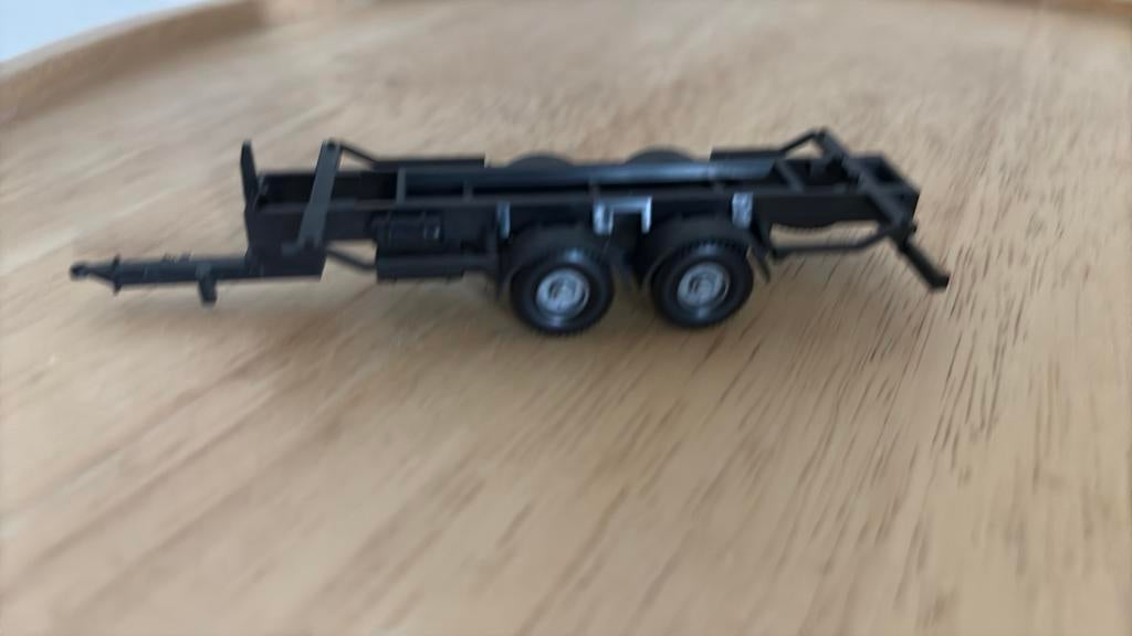 AANHANGWAGEN VOOR CONTAINER HO 1:87, Hobby en Vrije tijd, Ophalen of Verzenden, Zo goed als nieuw, Overige merken