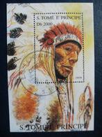 Postzegels S. Tome E principe 1995 film Indianen cw € 9,00, Ophalen of Verzenden, Overige landen, Gestempeld
