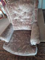 Fauteuil van stof, Ophalen, Gebruikt, 75 tot 100 cm, Stof