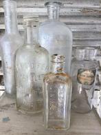 5 oude flessen/Franse flesjes/Set voor €14,50, Ophalen of Verzenden