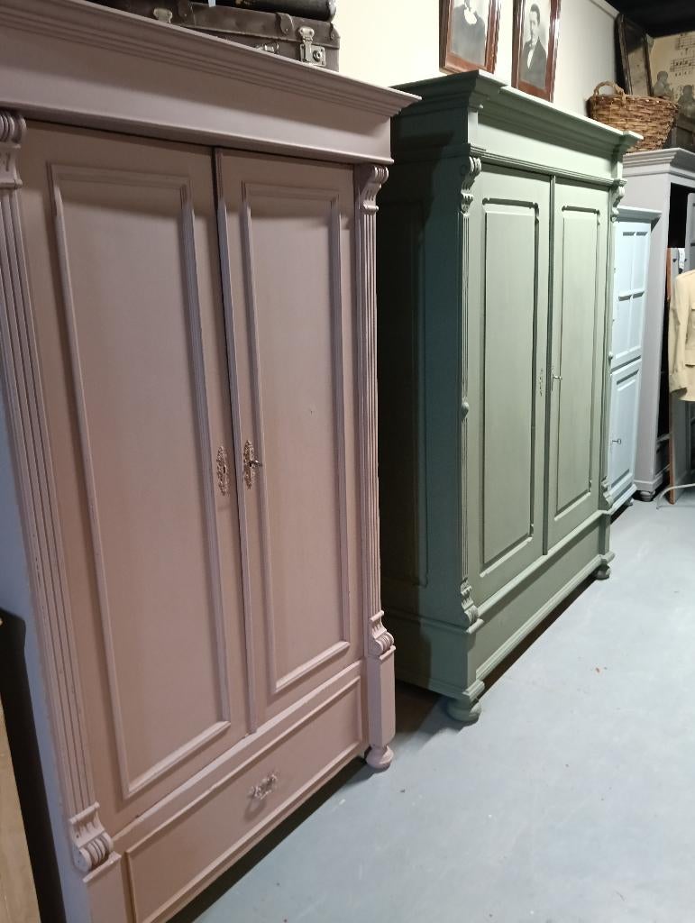 Super gave brocante kast/antieke kast., Gebruikt, 50 tot 70 cm, Ophalen of Verzenden, 100 cm of meer