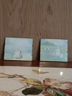 Twee Poppenhuis schilderijtjes, Ophalen of Verzenden, Gebruikt, Poppenhuis