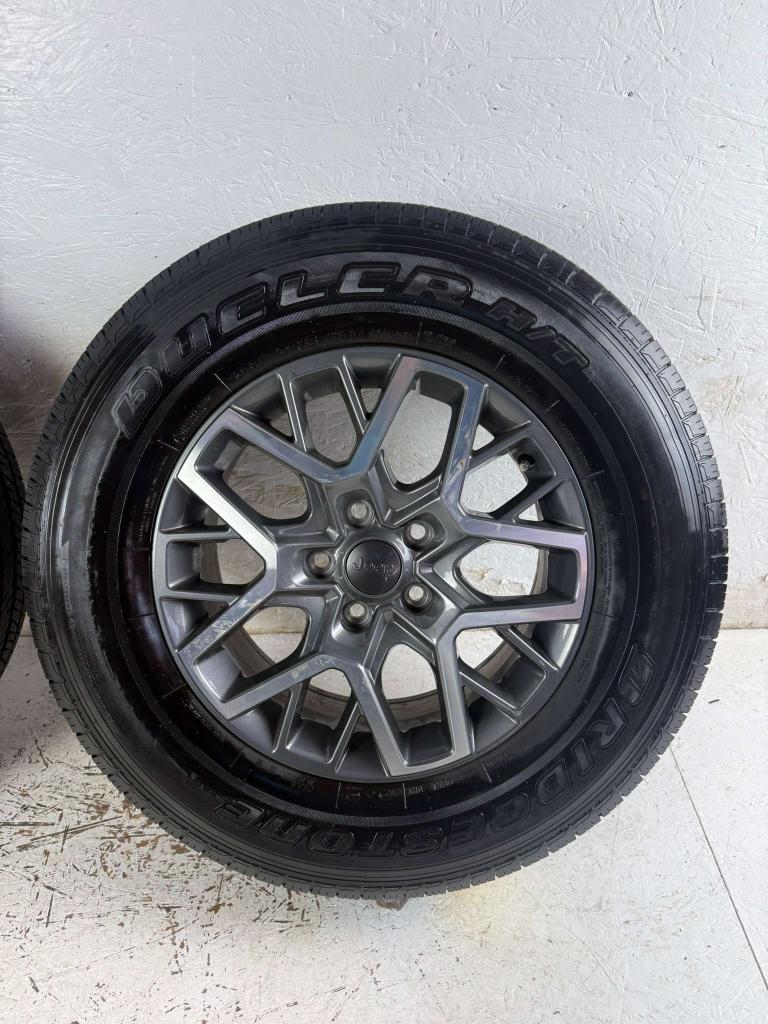 5x Originele Jeep Wrangler JL JK Gladiator velgen 18" 5x127, Niet ingevuld, 18 inch, Gebruikt, 255 mm