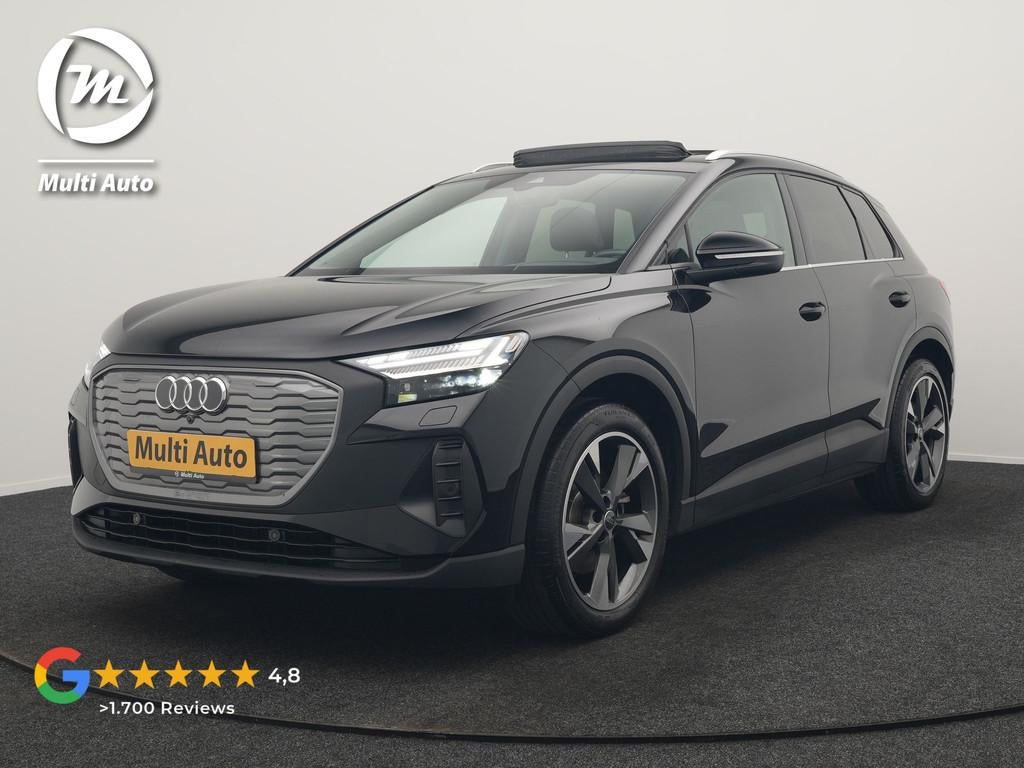 Audi Q4 e-tron 35 Advanced edition 55 kWh 170pk Dealer O.H., Automaat, Gebruikt, Zwart, Head-up Display
