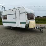 Leuke vintage Chateau Touring 390 Elite caravan met voortent, Caravans en Kamperen, Caravans, Chateau, Rondzit, Omvormbare zithoek