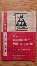 Suikerzakjes Wapenveld, Verzamelen, Ophalen, Nederland