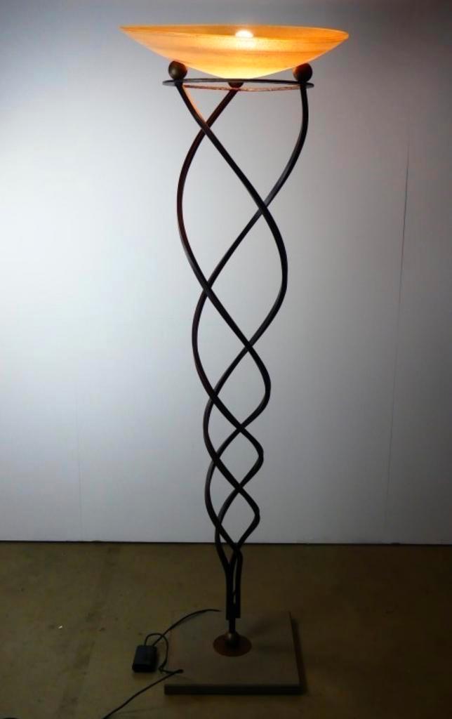 3x Terzani Italiaanse design vloerlamp, Huis en Inrichting, Lampen | Vloerlampen, Gebruikt, 150 tot 200 cm, Glas, Ophalen