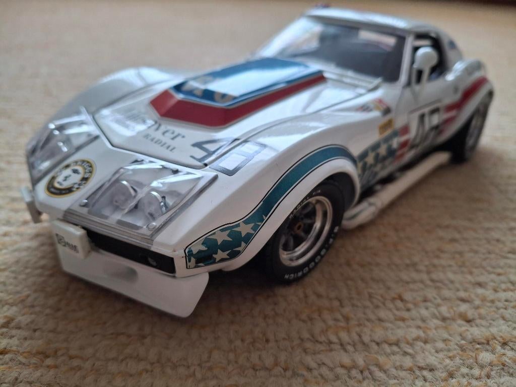 1:18 Corvette L-88 1972 Sebring 12 Hour #48 Carousel 1, Hobby en Vrije tijd, Modelauto's | 1:18, Zo goed als nieuw, Auto, Overige merken