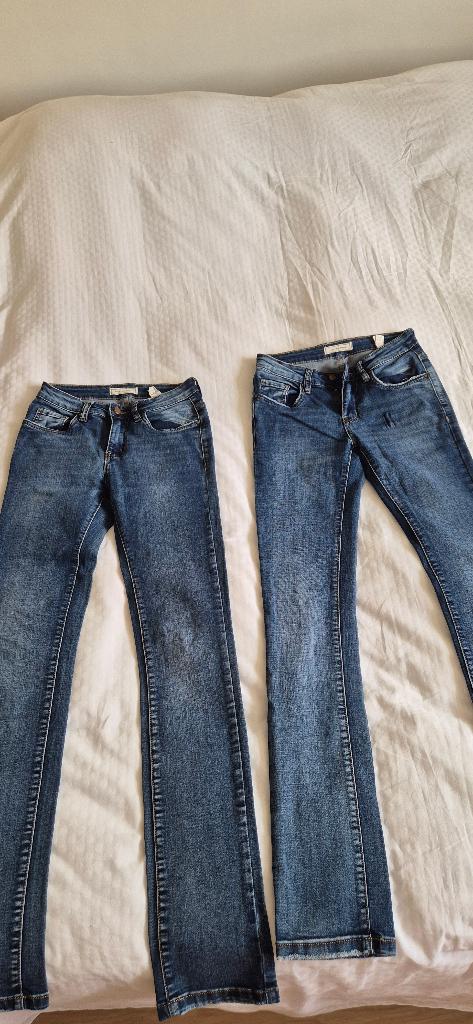 Dames spijkerbroek nieuw / 2x maat 34 / skinny, Ophalen of Verzenden, Nieuw, Blauw, W27 (confectie 34) of kleiner