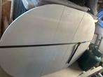 Opplooibare tafel - lichtgrijs, Ophalen, Overige materialen, Gebruikt, 100 tot 150 cm