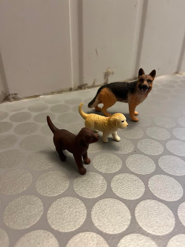 Schleich honden, Ophalen of Verzenden, Zo goed als nieuw, Jongen of Meisje